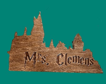 Personalized Wizard Name Sign | Harry Potter Theme | Premium Baltic Birch Plywood