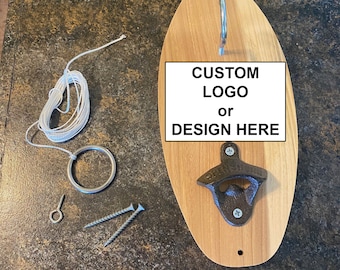 Custom Tiki Ring Toss with Epoxy Inlay and Bottle Opener