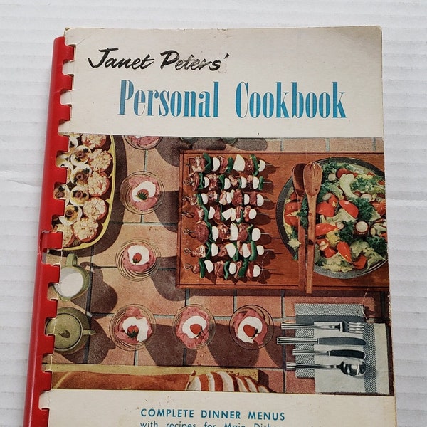 Vintage Janet Peters' Personal Cookbook Canadian Homes and Gardens (1956)