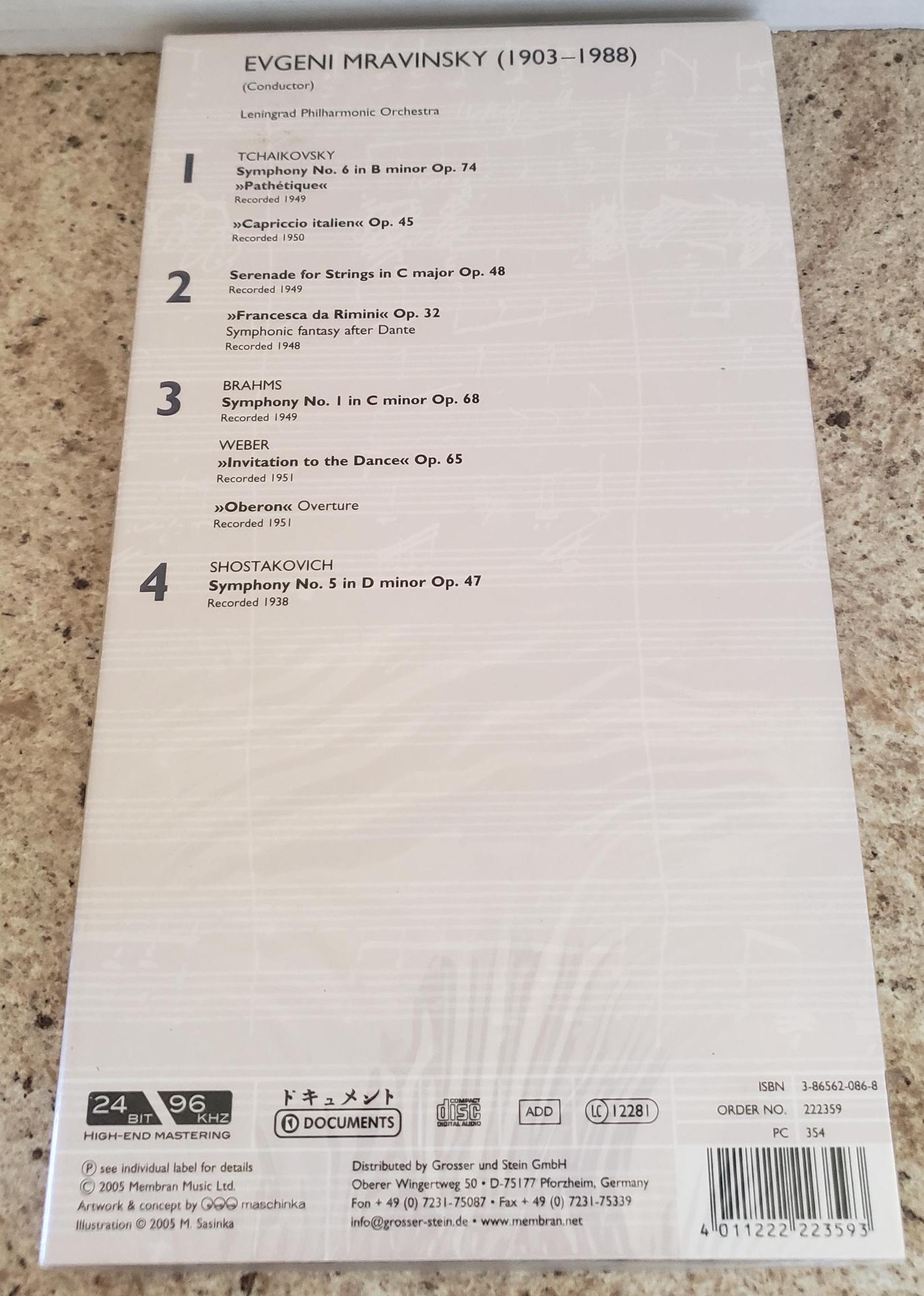 クラシック音楽 CD55枚 ヴィンテージ クラシック音楽指揮者 CD セット (2005) - 未開封、4 枚