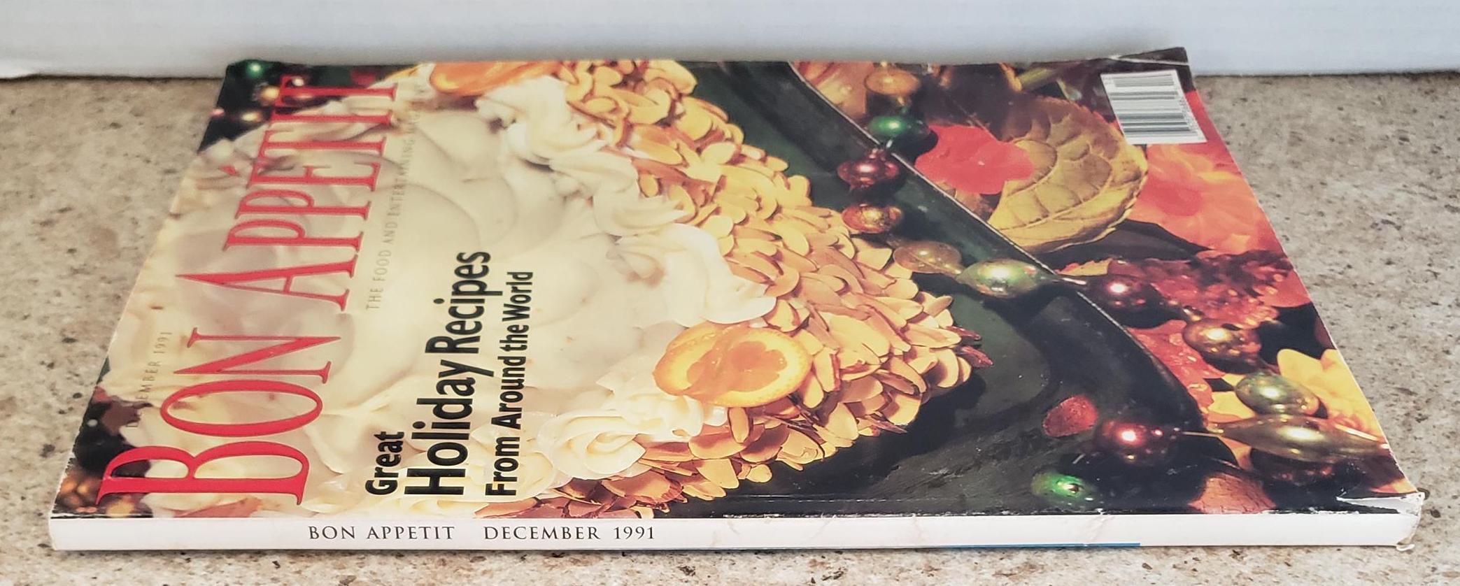 Vintage Bon Appetit Magazine, December 1991: Holiday Recipes - Etsy