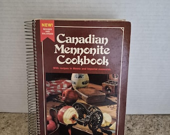 Vintage Canadian Mennonite Cookbook Revised and Enlarged (1980)