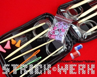 24er circular needle set + accessories with case