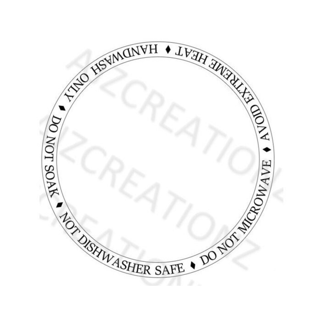Tumbler Care Instructions Digital Download, Customizable, Tumbler ...