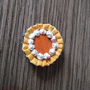 Kühlschrankmagnete Pasteten und Desserts handmade & upcycled verschiedene designs erhältlich gemütliche Wohndeko Pumpkin pie