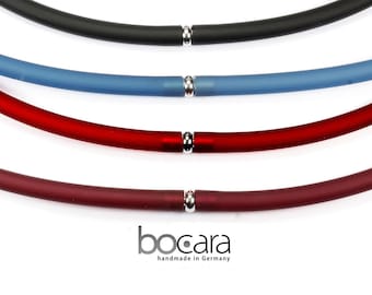 1 rubber band Ø 8 mm with snap closure, 45 or 50 cm length and color selectable