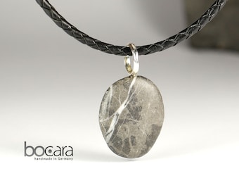 1 pebble pendant 34 x 28 mm, without carrier material