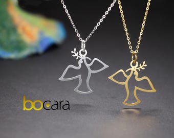 1 peace dove pendant, material of your choice