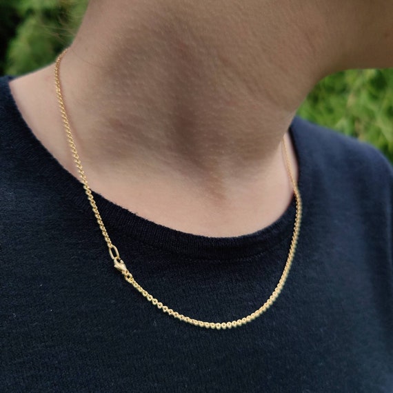 Lobster clasp gold chain discount