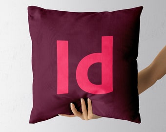 Adobe Indesign pillow or pillow case, perfect gift for a graphic designer