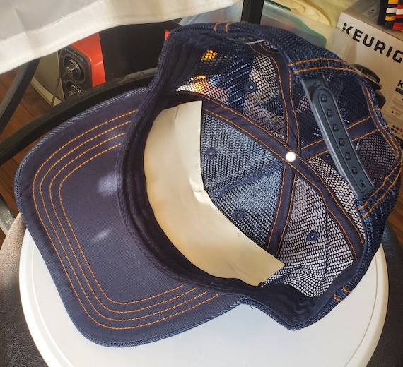 Vondutch Denim Rhinestone Trucker Hat - Etsy display picture 1