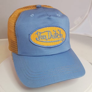 VonDutch Blue Gold Trucker Hat