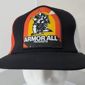 Vintage Armor All Products Mesh Trucker Hat Snapback