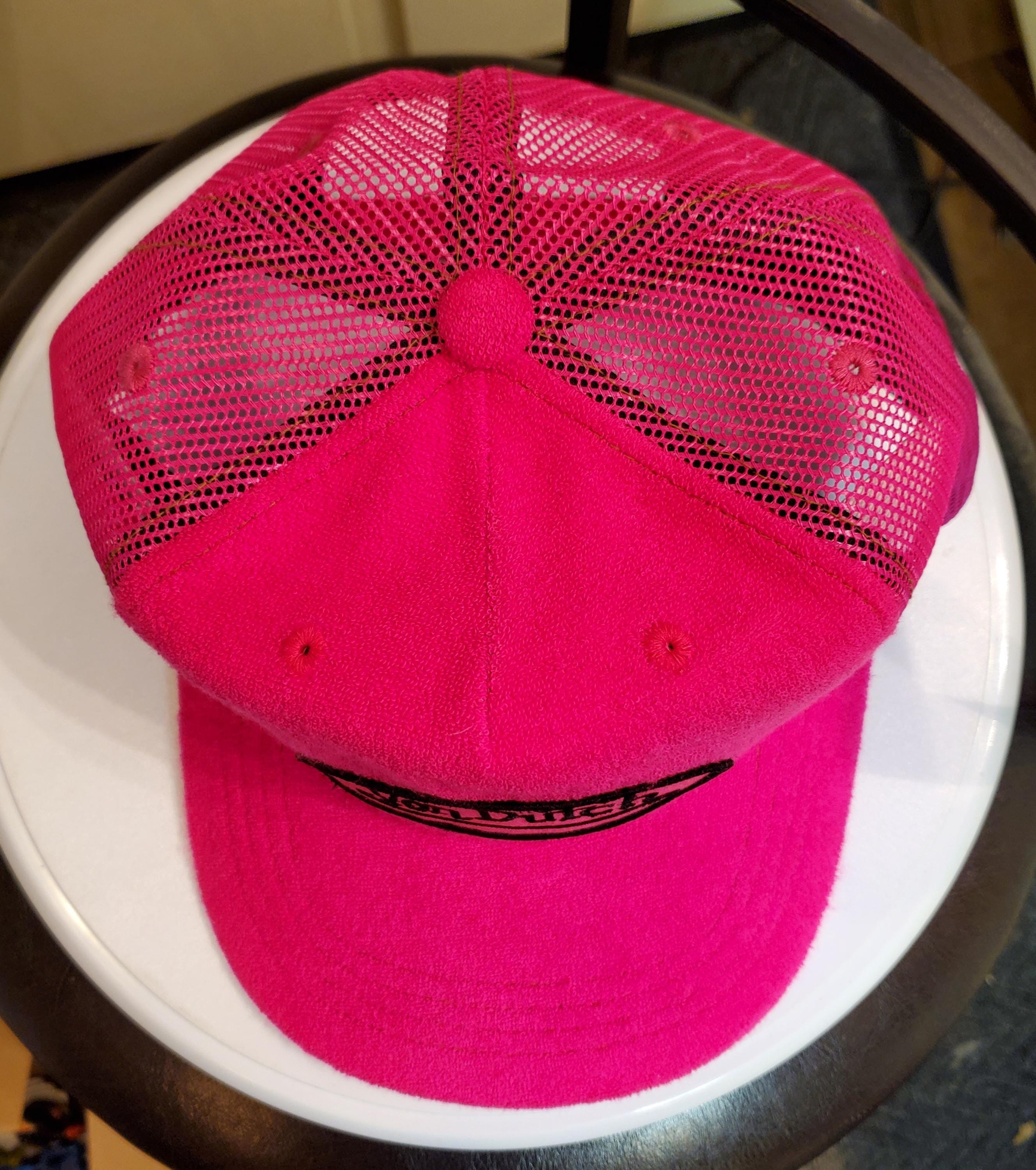 Vondutch Pink Fluffy Trucker Hat - Etsy