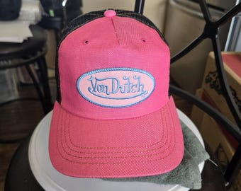 Vondutch サテンキャップ ピンク y2k Vondutch サテンキャップ ピンク y2k NoS New Vtg 90's VoN