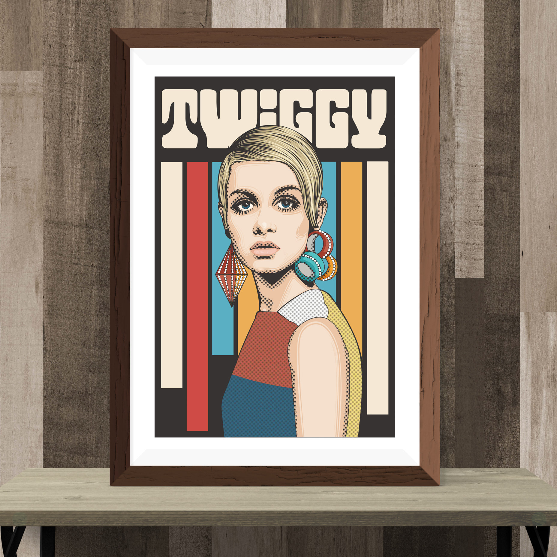 Twiggy Poster - Etsy