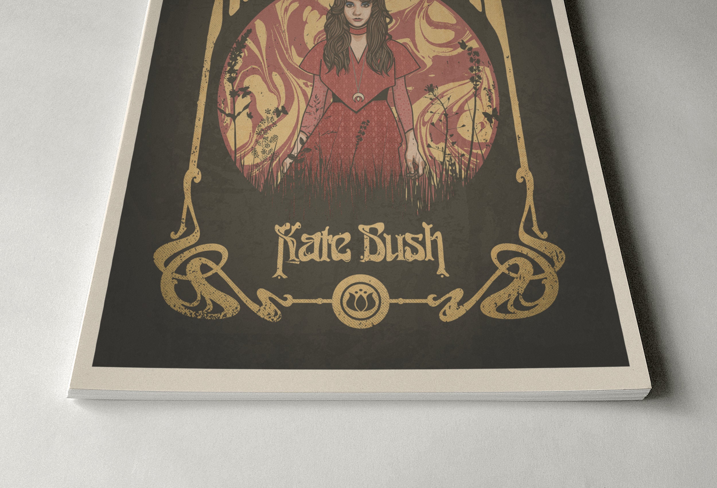 Kate Bush Poster Art Print Art Deco Mucha Art Nouveau - Etsy Australia