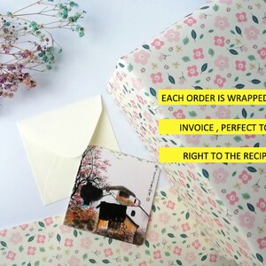 May include: A white gift box with a pink floral pattern. The box is wrapped without an invoice and has the text "EACH ORDER IS WRAPPED WITHOUT INVOICE, PERFECT TO SEND RIGHT TO THE RECIPIENT!!" printed on it.