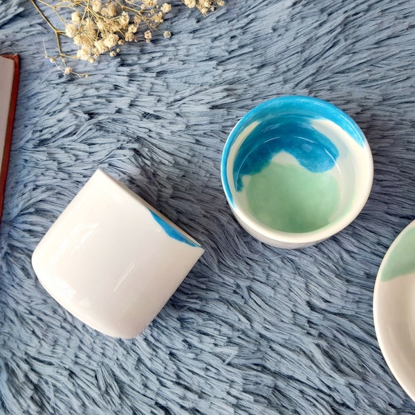 Custom Name Tea Cup Set, Chinese Tea Cup, Japanese Tea Cups Set, Custom Ceramic Coffee Cups For Espresso Lover, Ceramic Cups For Tea Lover