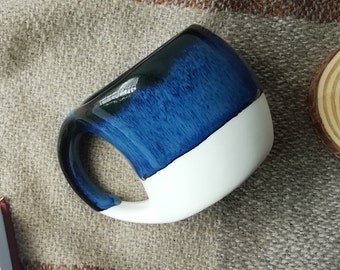 Handmade Ceramic Espresso Cup: Custom Glazed Coffee Mug