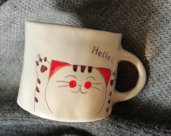 Unique Cat Lover Cup (8oz): Gift For Cat Mom