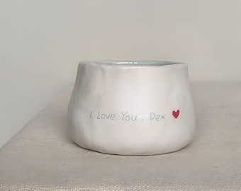Personalized Ceramic Espresso Cup 3.5oz: Handmade Espresso Lover Gift