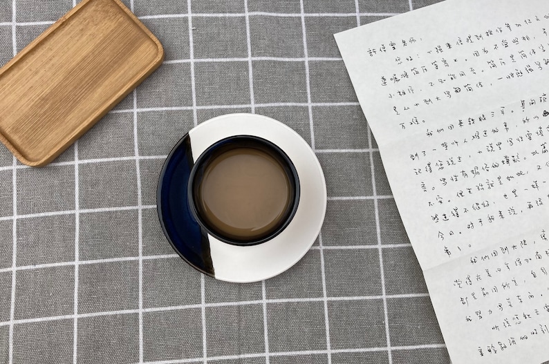 3.5oz Ceramic Espresso Cups Set Personalized Name Coffee Etsy