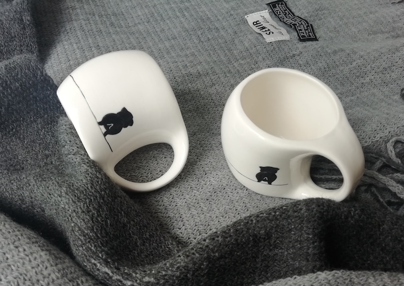 Dog Coffee Cups Set Small Coffee Cup Espresso Coffee Cups Etsy