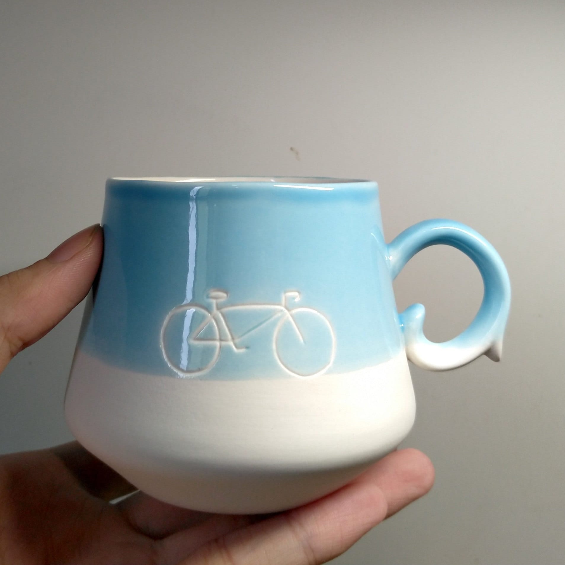 Mug Céramique Kat & Roger Fait Main L.A. - Géométrique Multicolore Art Unique