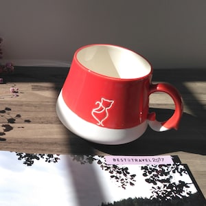 Cute Cat Mug, Pottery Cat Mug, Handmade Cat Mug, Cat Cups, Ceramic Coffee Cups, Funny Cat Mug, Funny Cat Cup, Cat Mom Mug, Cat Mom Cup, Cat