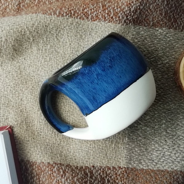 Ceramic Espresso Cup Set Custom Unique Pottery Housewarming Gift Coffee / Tea Cups For Boyfriend