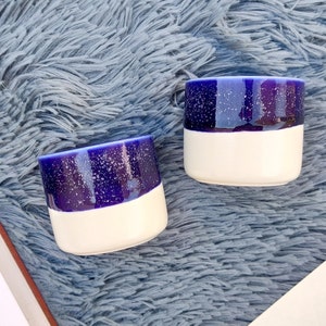 3,5 Unzen einzigartige handgefertigte Geschenke für sie, Espressotassen-Set mit Untertasse, Keramik-Teetassen-Set, Keramik-Kaffeetassen-Sets, japanische Teetassen-Sets