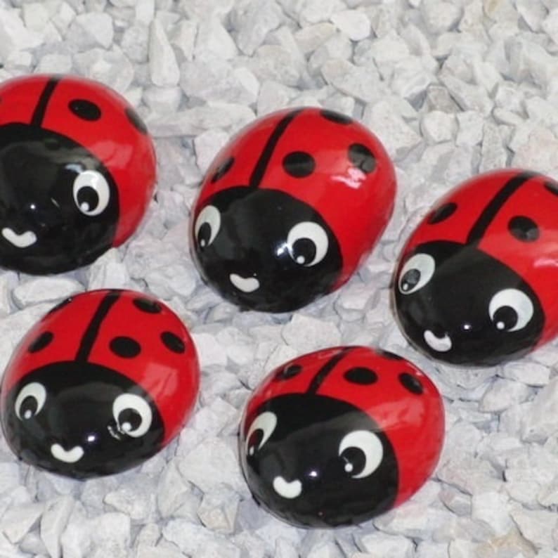 Ein Stück Glückskäfer Marienkäfer Glücksbringer ca. 4 cm Andys | Etsy