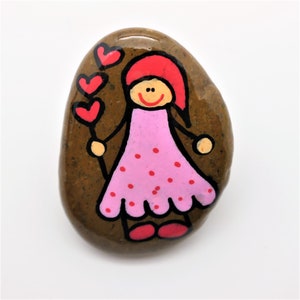 Pietra portafortuna dell'elfo personalizzabile con nome, pietra tascabile portafortuna, regalo di incoraggiamento per una pronta guarigione, regalo di compleanno per l'iscrizione a scuola