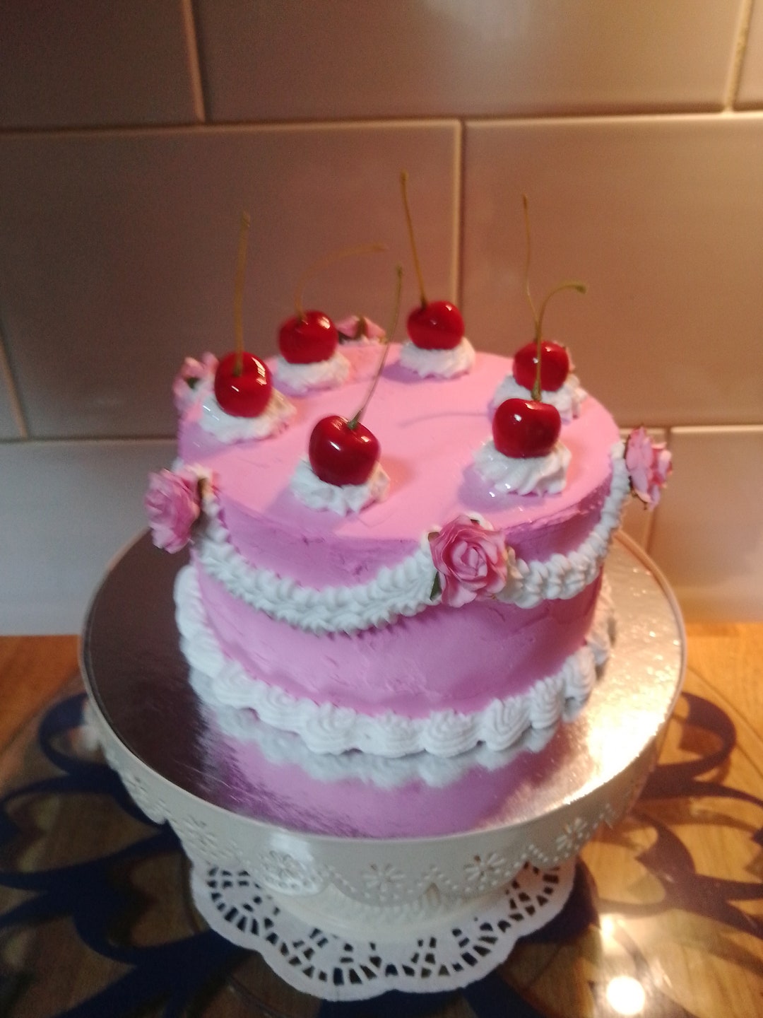 FAKE Cake, Faux Cakes, Photography Prop, Artificial Cakes, Display