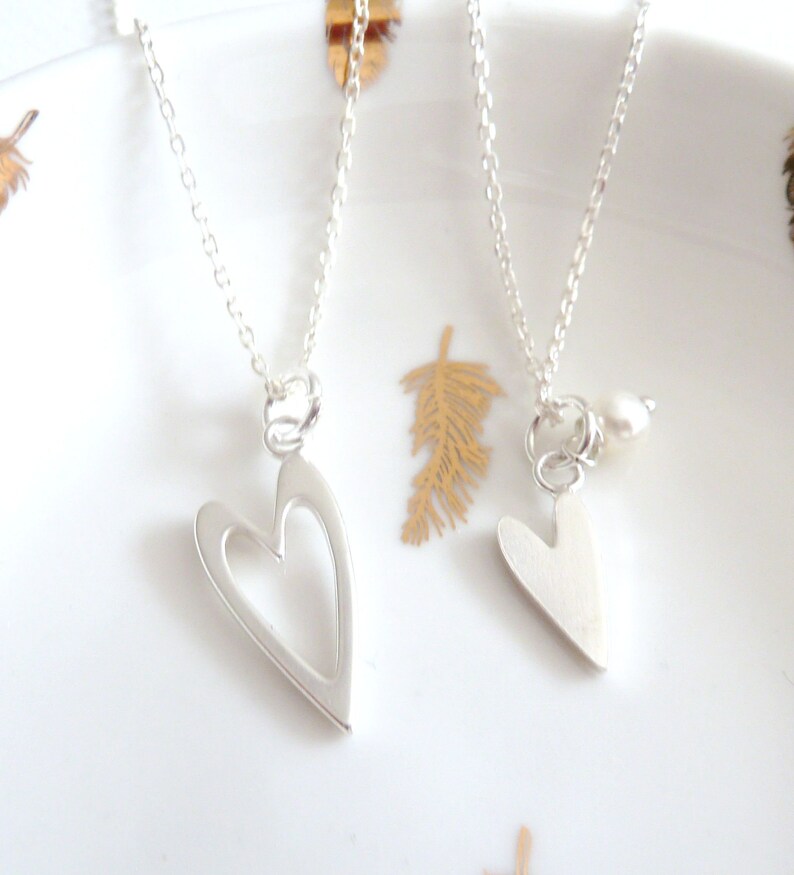 MUTTER Tochter Herz Kette 925 Silber mama kind schmuck Etsy.de