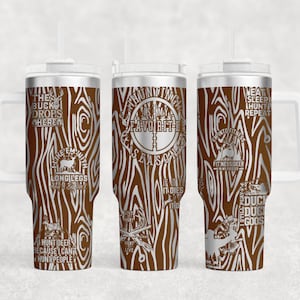 Jagd Holzmaserung Wrap 40oz
