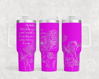 My Teaching Wrap Peonies 40oz