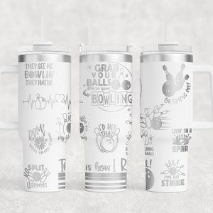 Bowler/Bowling Wrap 40oz