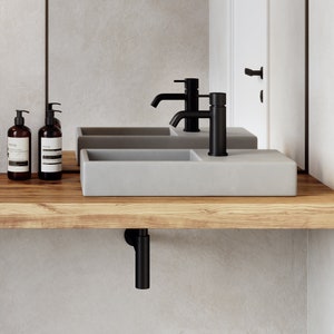 The 552 (Europe delivery) - Concrete basin handmade perfect for cloakrooms.