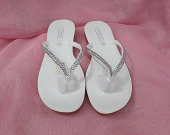 bling flip flops uk