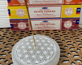 Incense pack: incense holder + 3 Satya incense