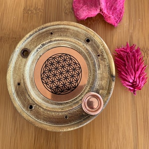 Flower of Life Incense Holder