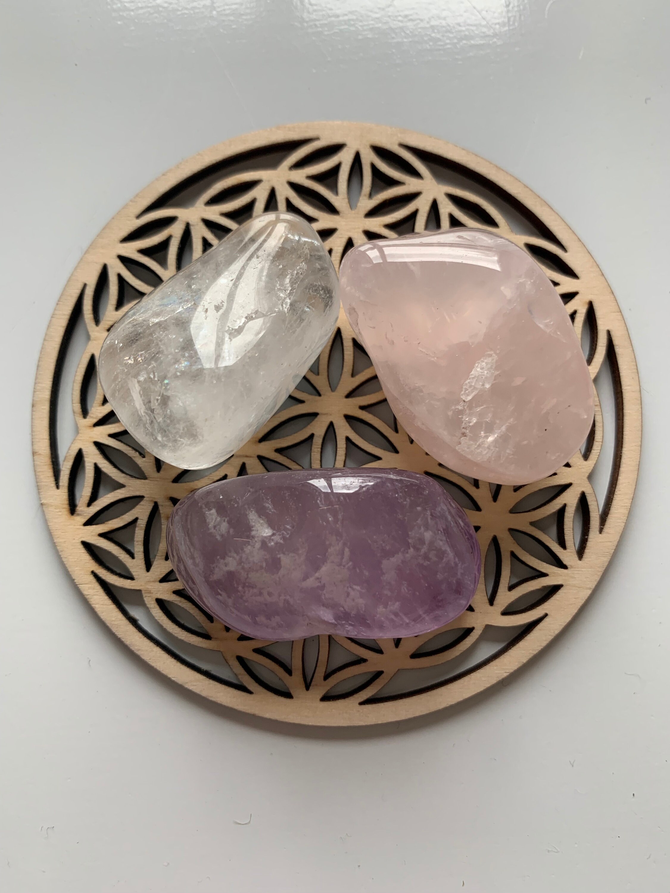 Triangle d'or avec Sa Fleur de Vie