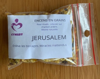 Encens Jérusalem en grain. 40 g.