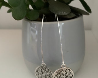 Flower of life earrings