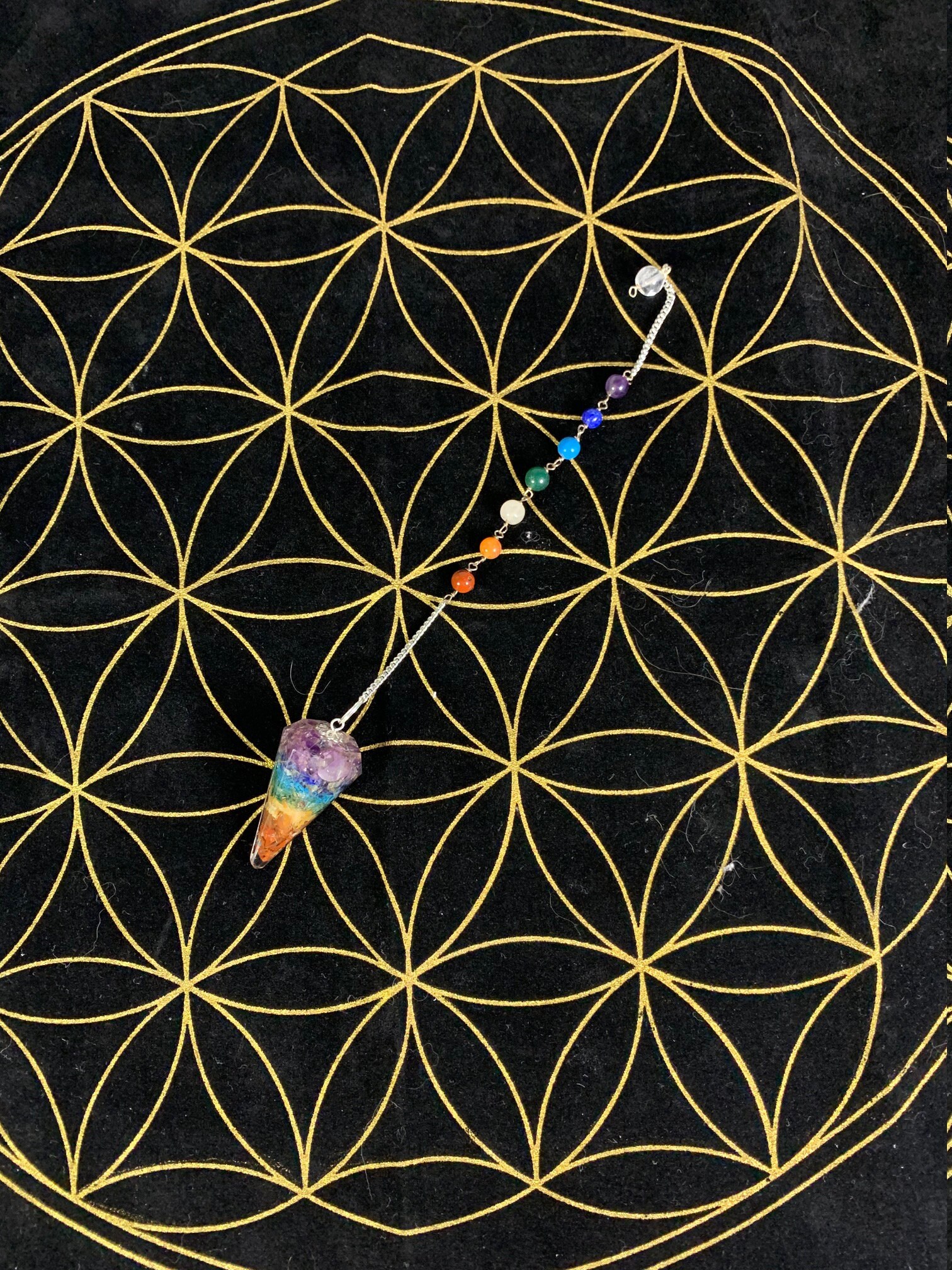 Pendule Orgonite de Puissance Chakra - Chakra