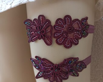 Hochzeits-Strumpfband, Spitzen-Strumpfband, Braut-Strumpfband, Hochzeits-Spitzen-Strumpfband, Dessous Garter Set