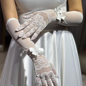 Wedding Gloves,Bridal Gloves,Lace Gloves