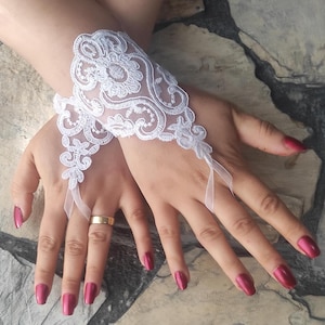 Wedding Gloves, Bridal Gloves, Lace Gloves Fingerless Gloves